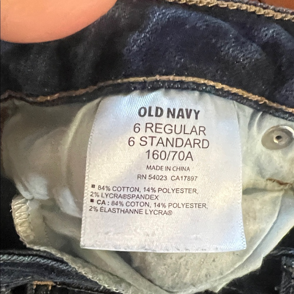 Old Navy Indigo Straight Jeans - Picture 3 of 8